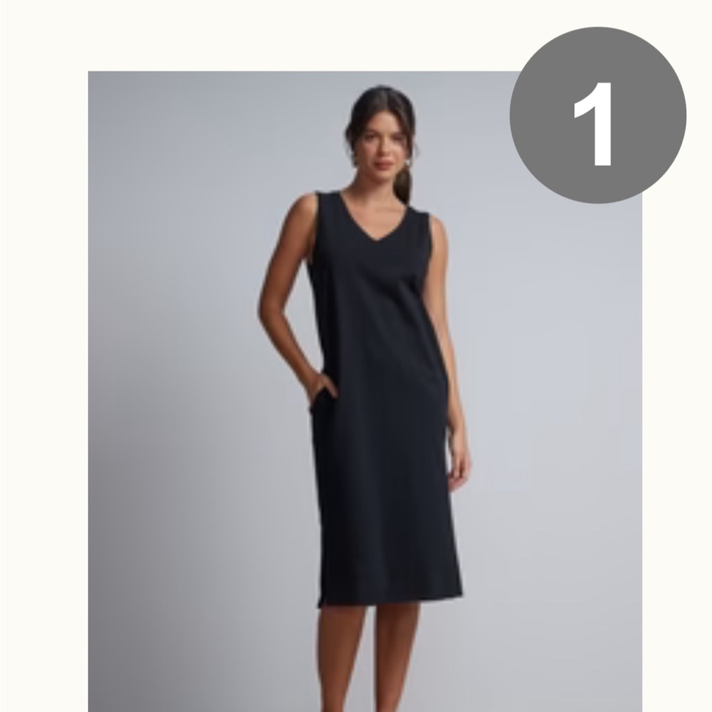 New York and Company Black Sleeveless Dress